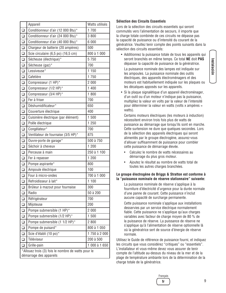 Briggs & Stratton Home Generator User Manual | Page 53 / 64