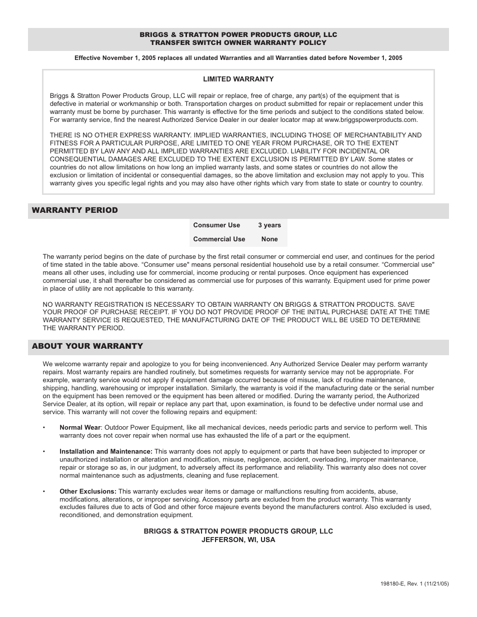 Briggs & Stratton 071013 User Manual | Page 15 / 40