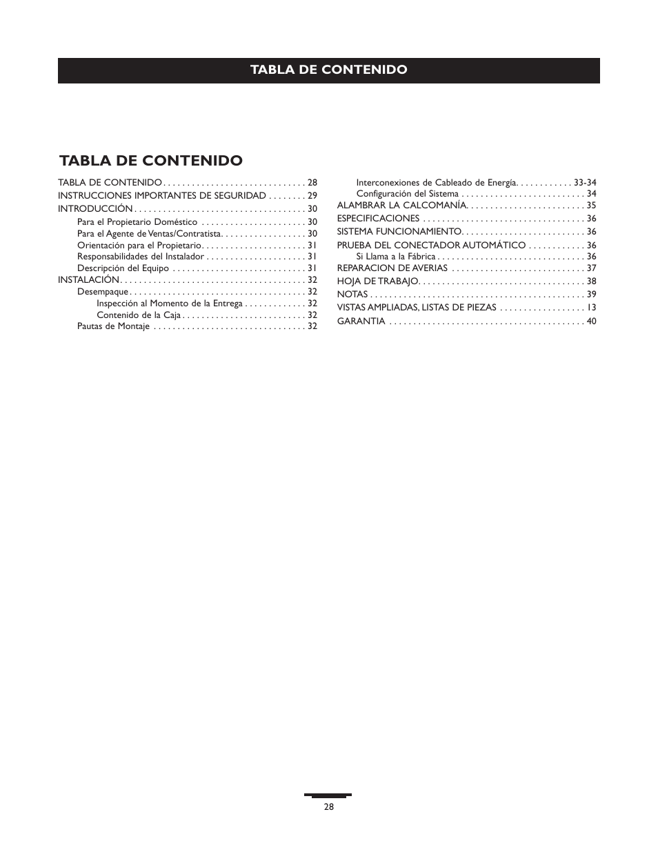 Briggs & Stratton 071013 User Manual | Page 28 / 40
