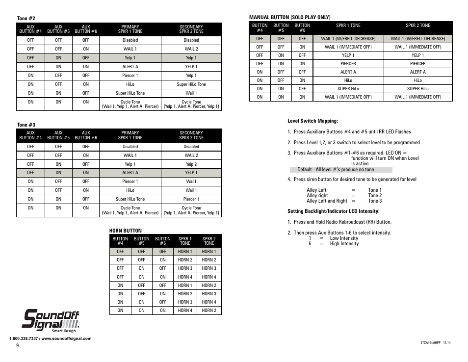 SoundOff Signal 400 Series Handheld Siren User Manual | Page 9 / 9