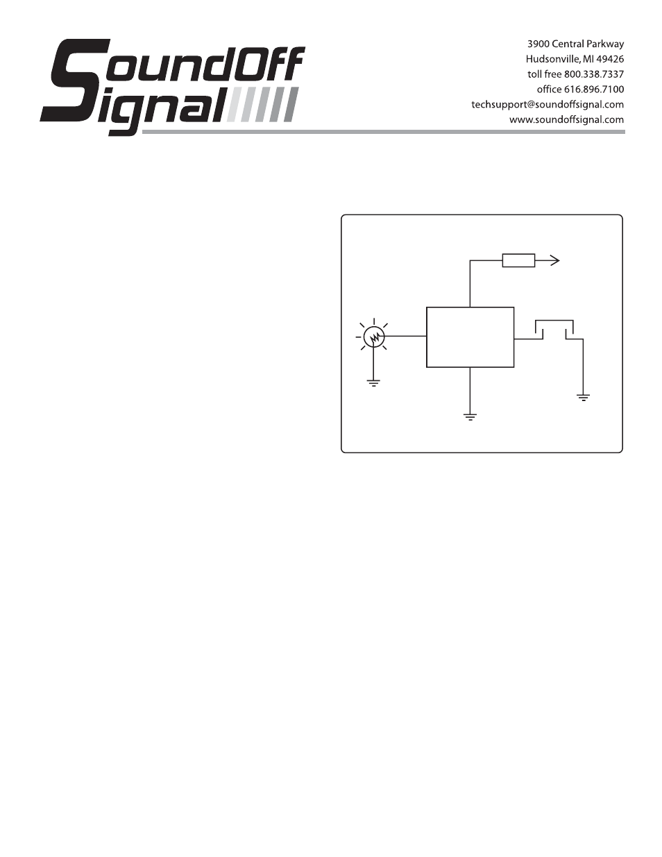 SoundOff Signal Alt Alert User Manual | 1 page