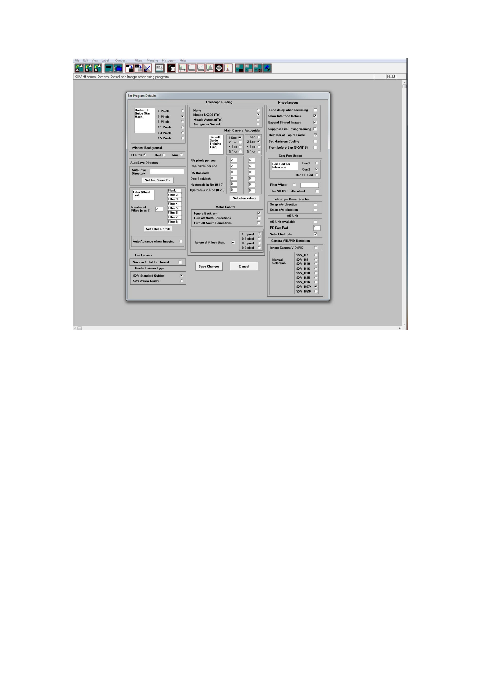Starlight Xpress SXVR-H674C User Manual | Page 5 / 32
