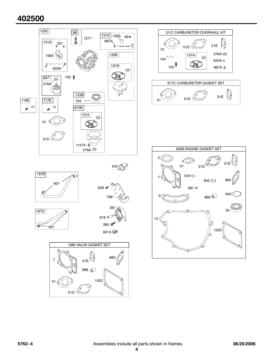 Briggs & Stratton 402500 User Manual | Page 4 / 10