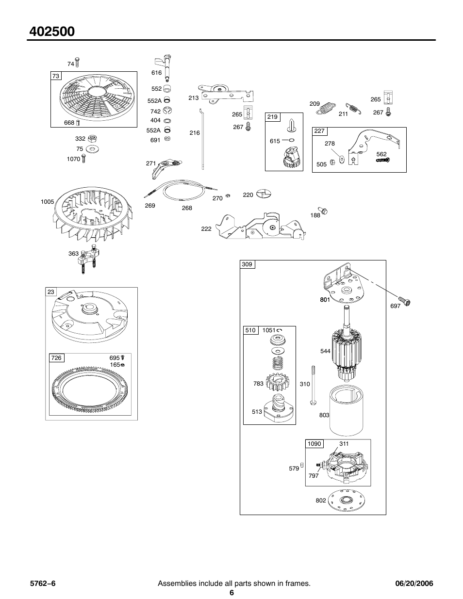 Briggs & Stratton 402500 User Manual | Page 6 / 10