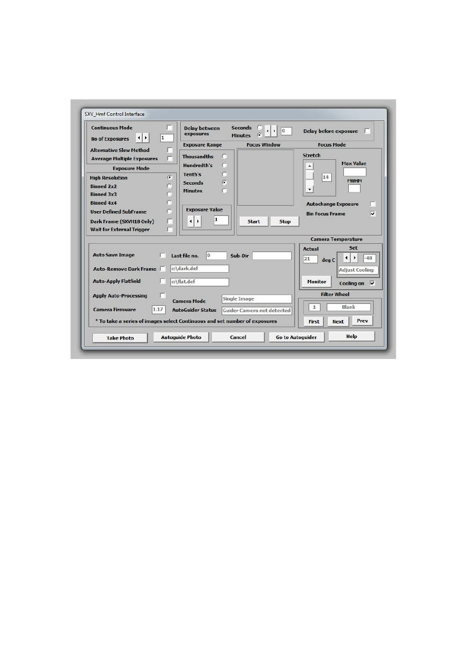 Starlight Xpress SXVR-H694 User Manual | Page 5 / 28