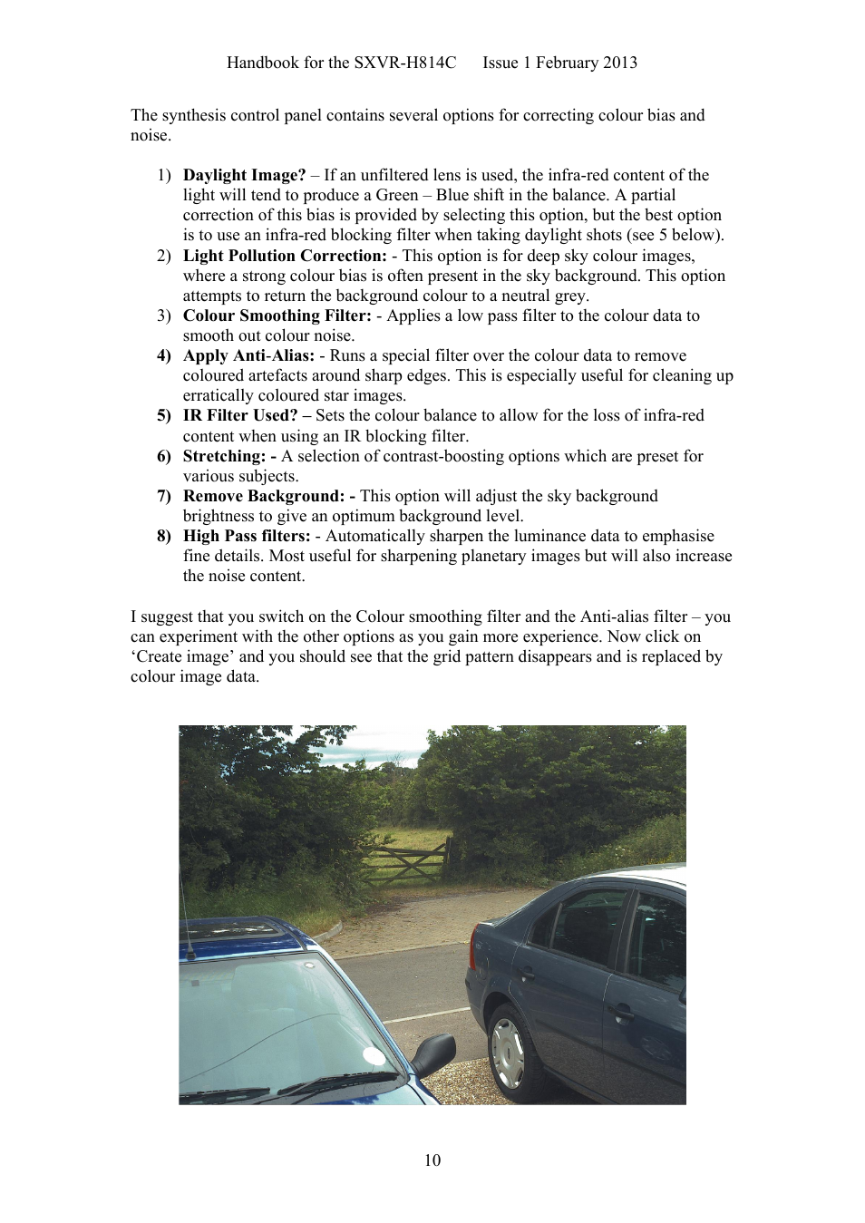 Starlight Xpress SXVR-H814C User Manual | Page 10 / 32