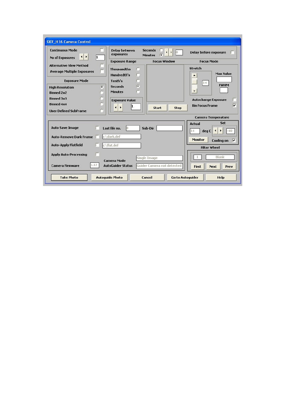 Starlight Xpress SXVR-H16 User Manual | Page 6 / 25