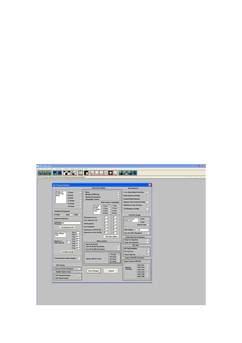 Starlight Xpress SXVR-H18 User Manual | Page 4 / 25