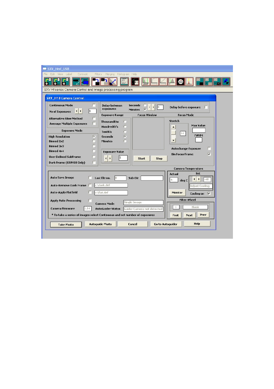 Starlight Xpress SXVR-H18 User Manual | Page 5 / 25