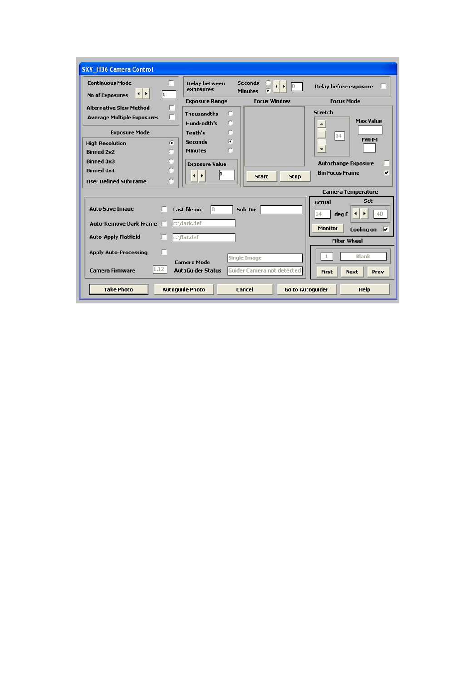 Starlight Xpress SXVR-H36 User Manual | Page 6 / 26