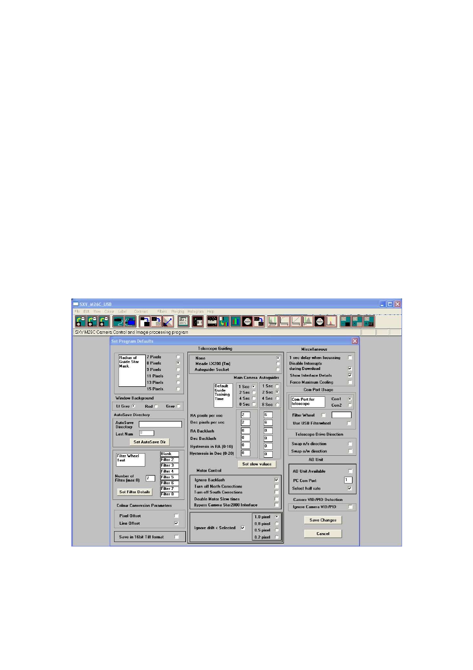 Starlight Xpress SXVR-M26C User Manual | Page 4 / 30
