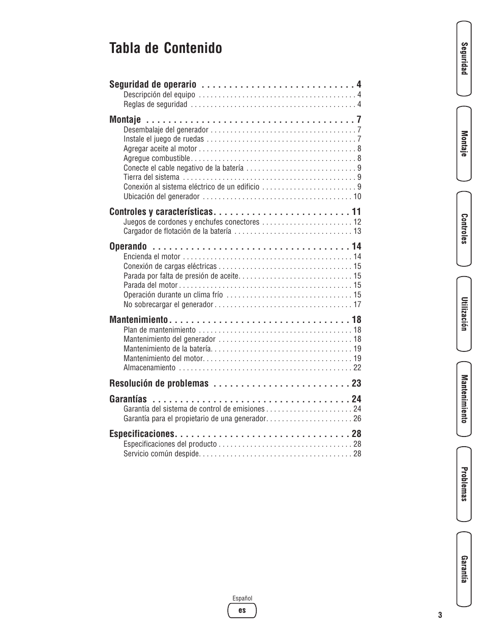 Briggs & Stratton 8000 Watt Portable Generator User Manual | Page 31 / 56