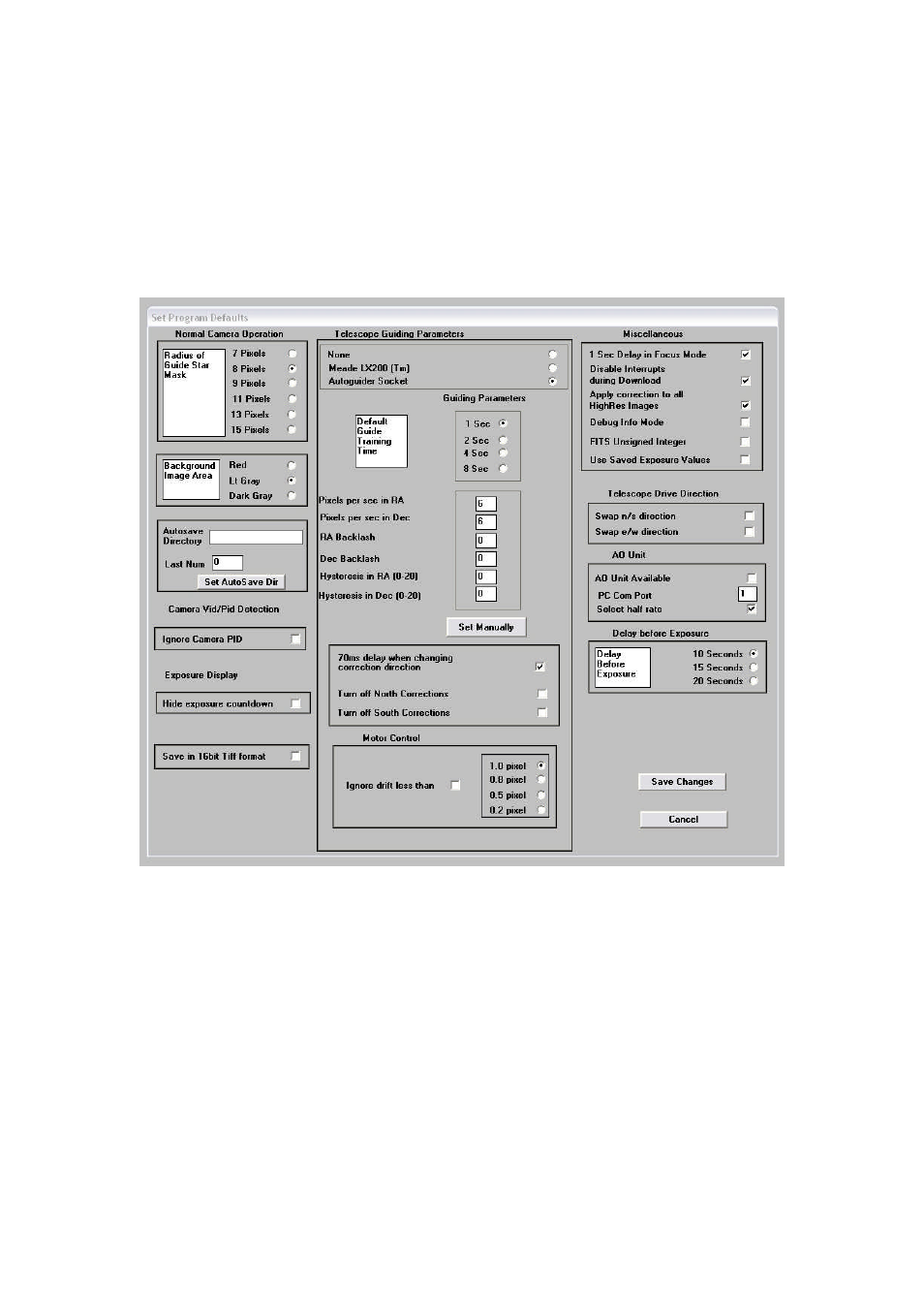 Starlight Xpress Lodestar-C imager/guider User Manual | Page 8 / 11