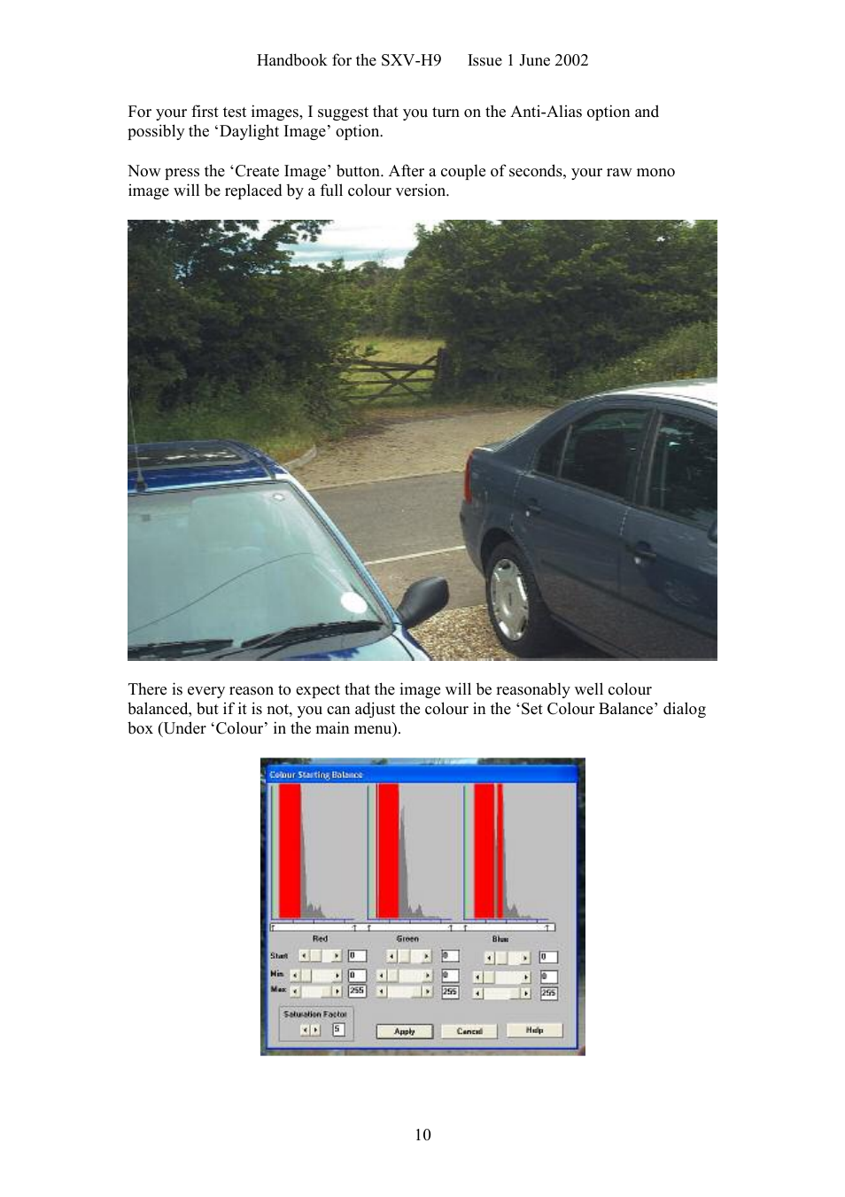 Starlight Xpress SXV-H9C User Manual | Page 10 / 32