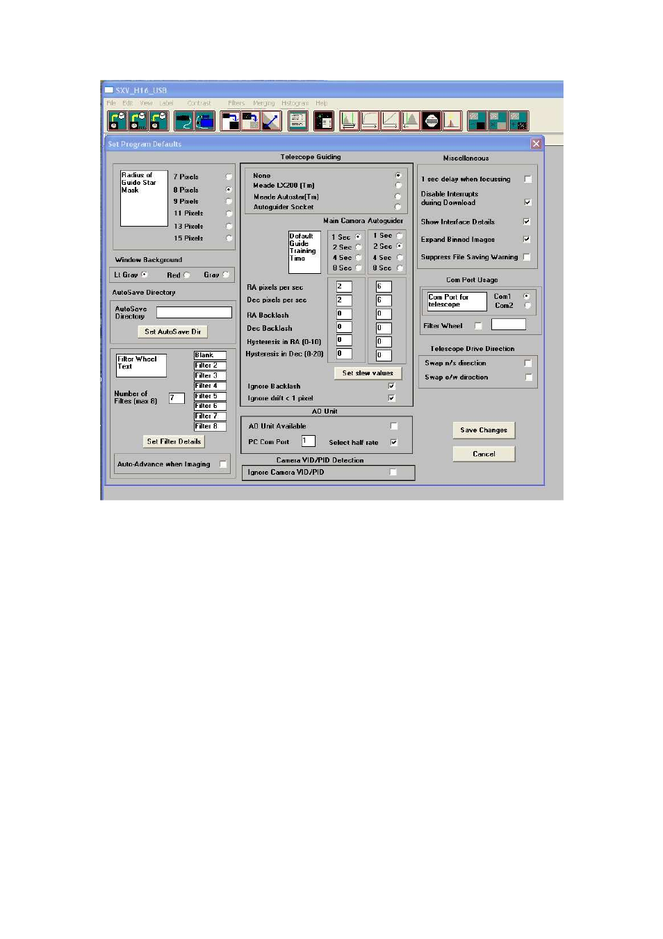 Starlight Xpress SXVF-H16 User Manual | Page 4 / 27