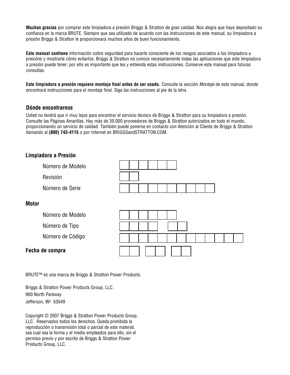 Briggs & Stratton BRUTE 2500 PSI User Manual | Page 30 / 56