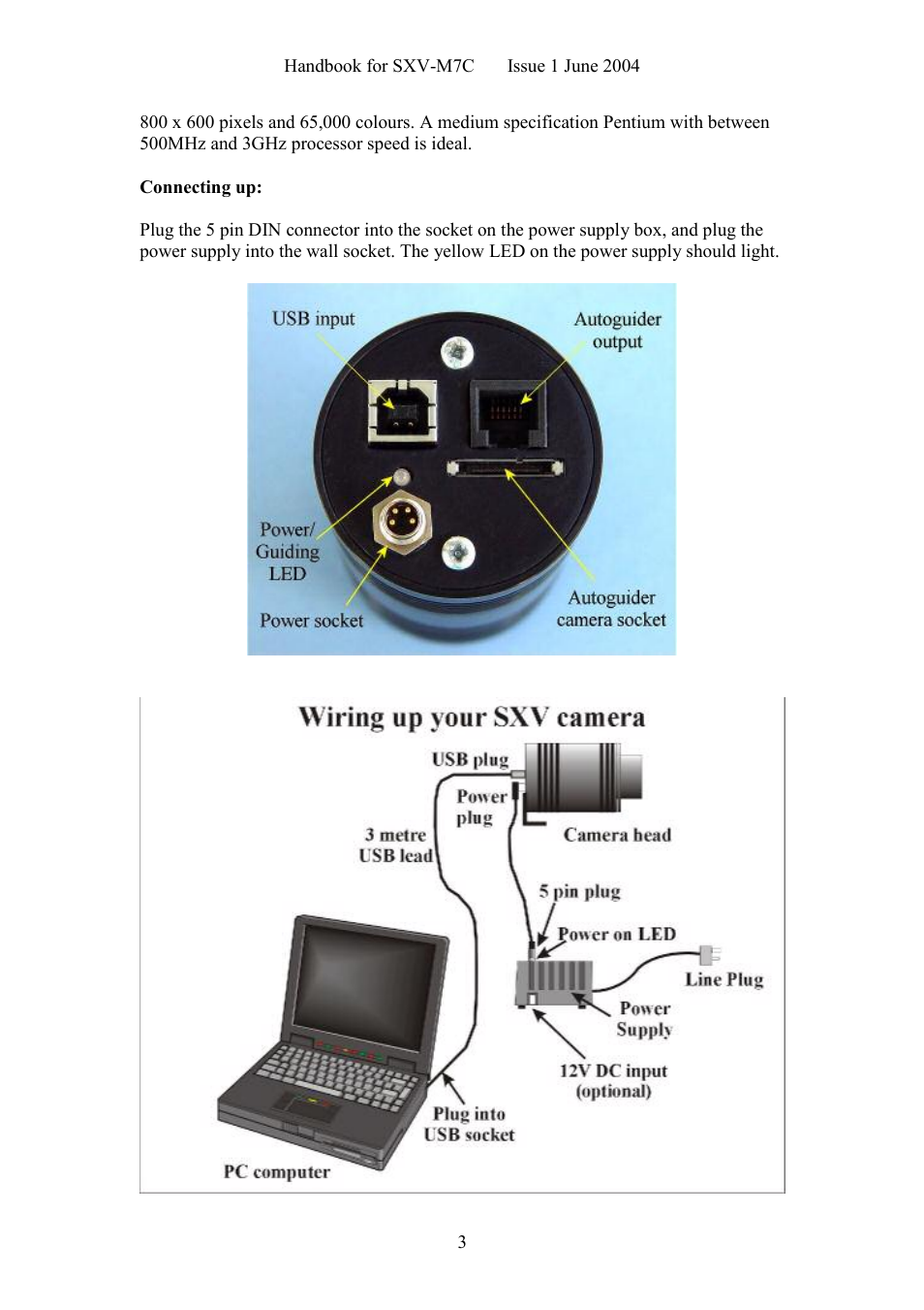 Starlight Xpress SXV-M7C User Manual | Page 3 / 35