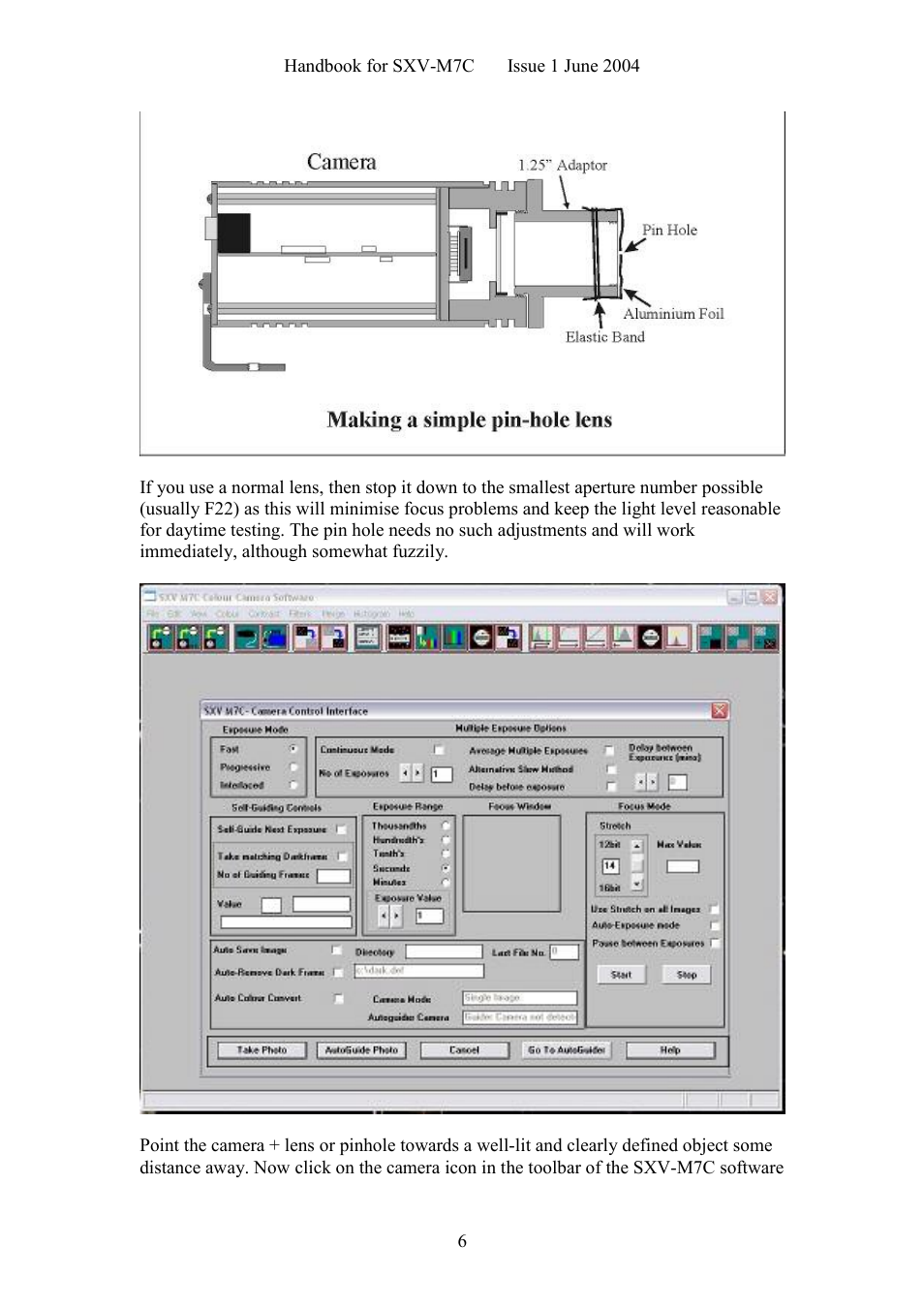 Starlight Xpress SXV-M7C User Manual | Page 6 / 35