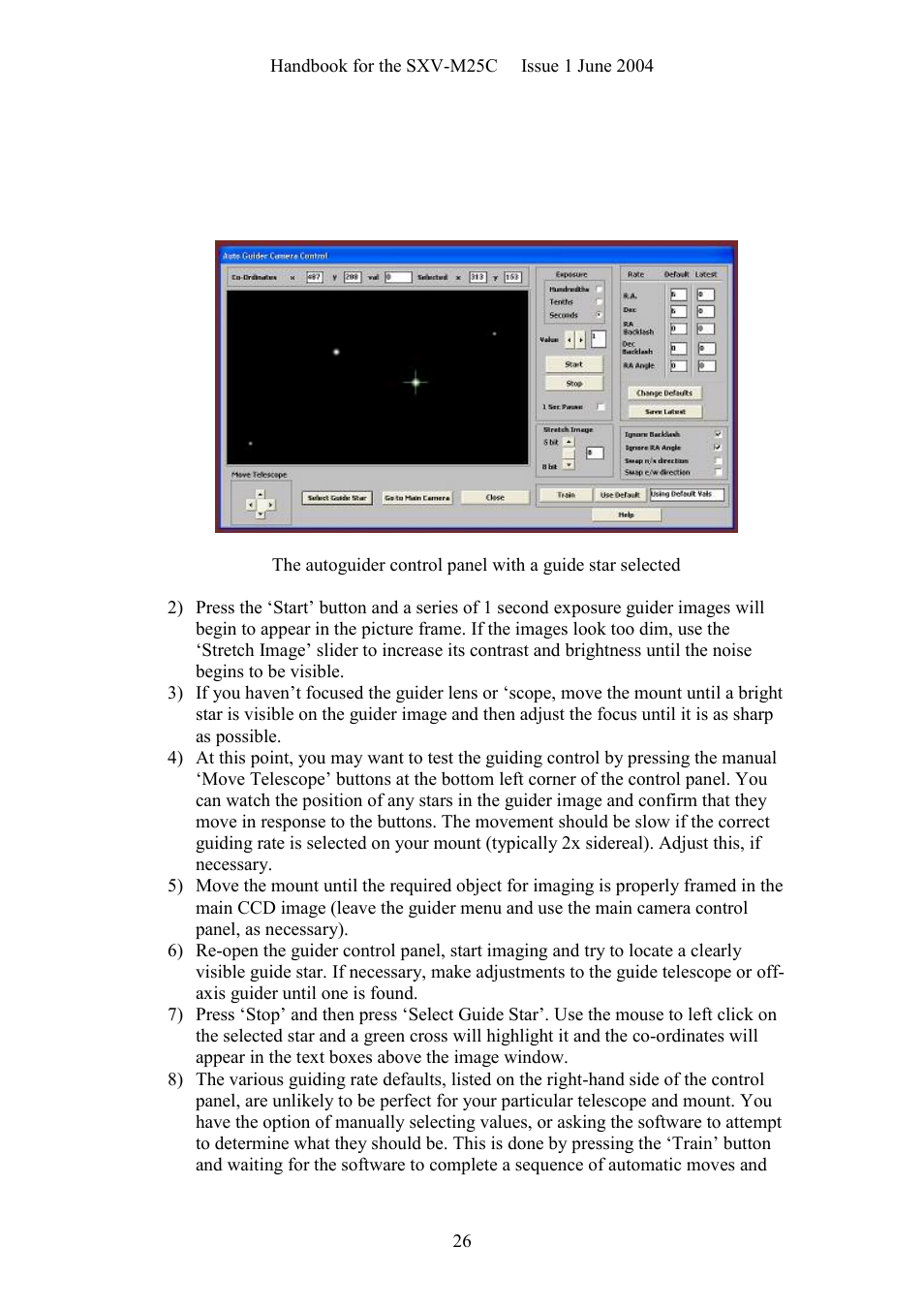 Starlight Xpress SXV-M25C User Manual | Page 26 / 33