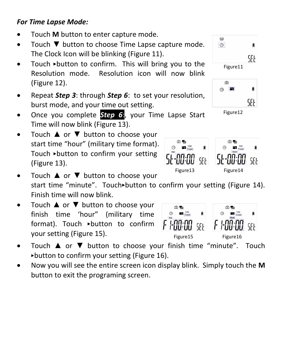 Figure12, Figure15 figure16 | Stealth Cam STC-Z3IRTL Core User Manual | Page 19 / 38