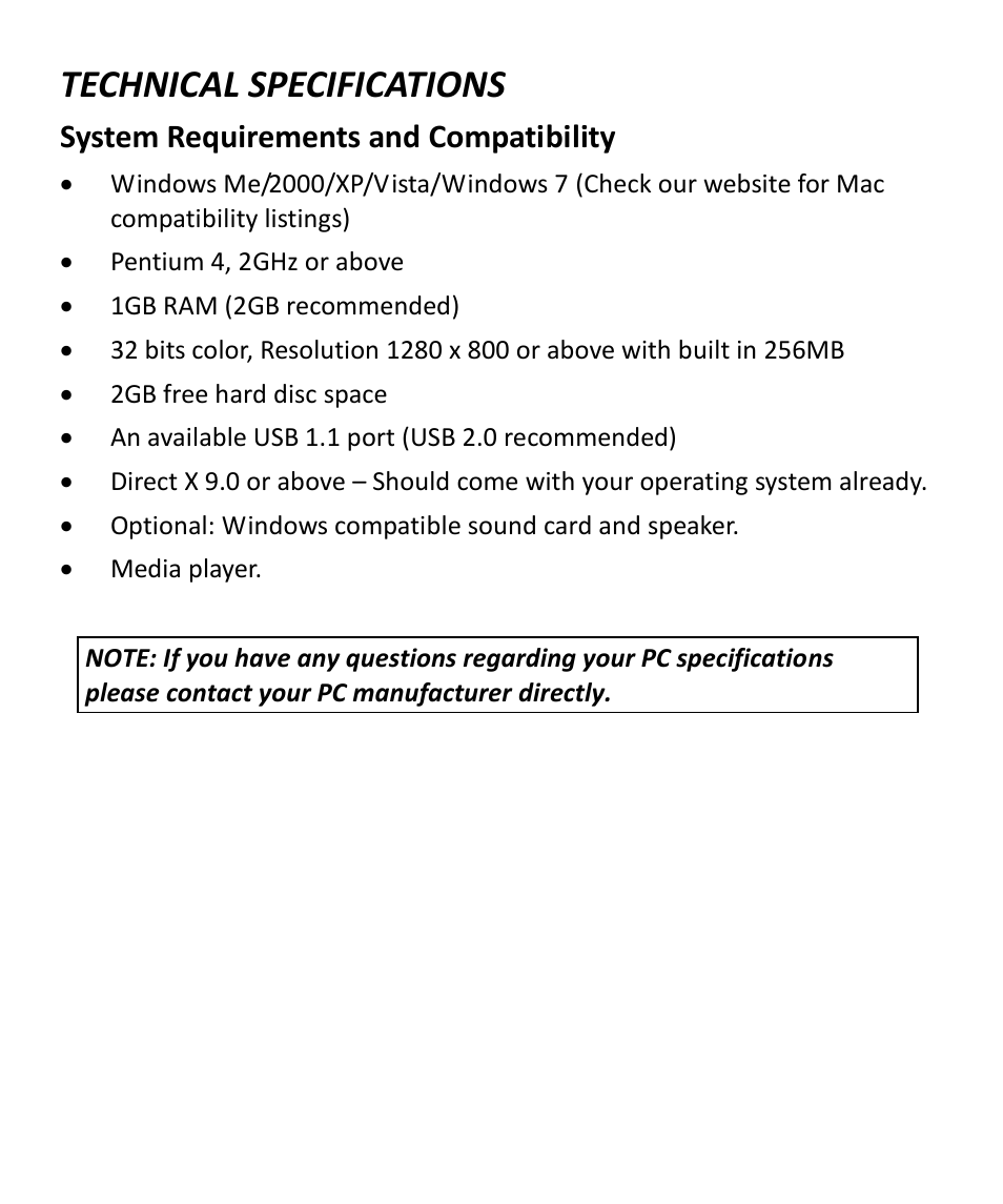 Technical specifications, System requirements and compatibility | Stealth Cam STC-Z3IRTL Core User Manual | Page 29 / 38
