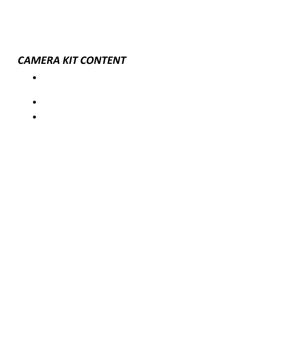 Camera kit content | Stealth Cam STC-Z3IRTL Core User Manual | Page 8 / 38