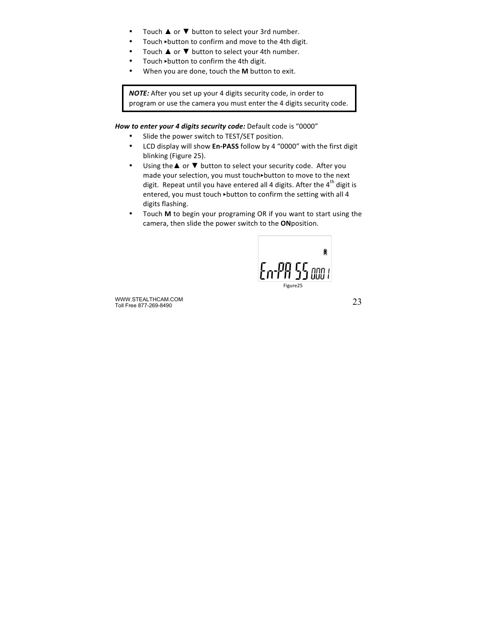Stealth Cam STC-Z8IRTL Core 8 User Manual | Page 23 / 38