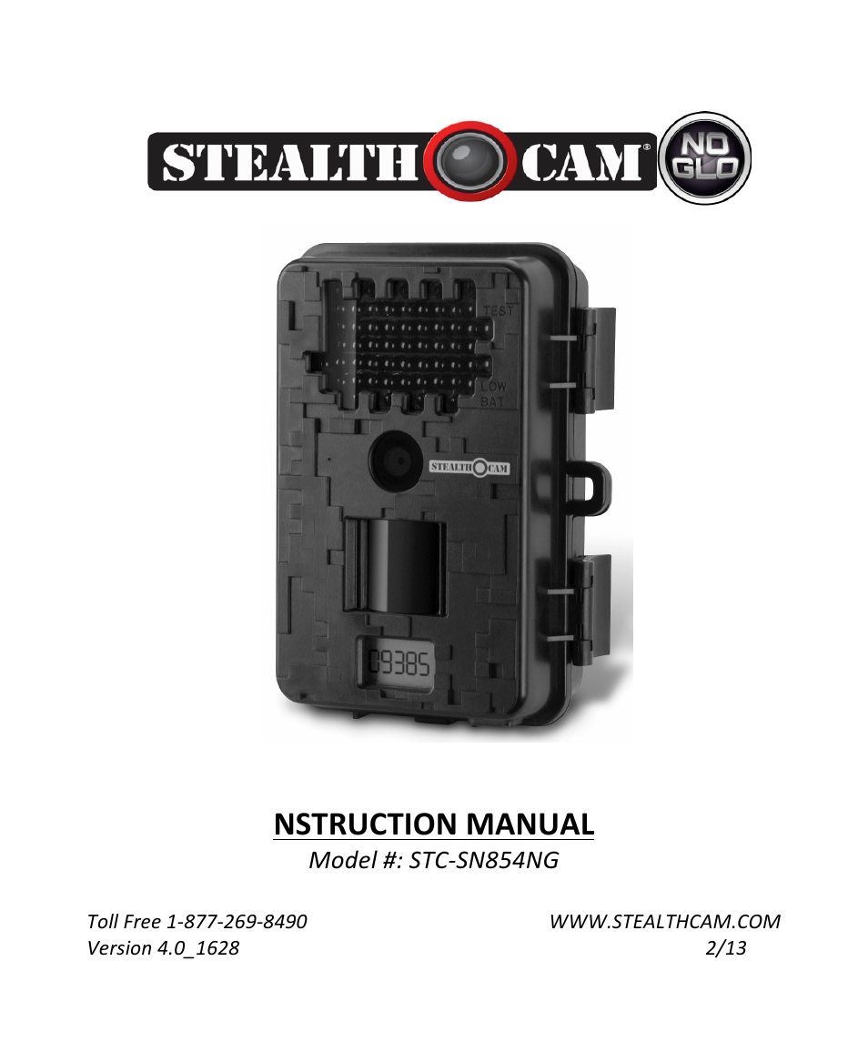 Stealth Cam STC-SN854NG Sniper Shadow User Manual | 40 pages