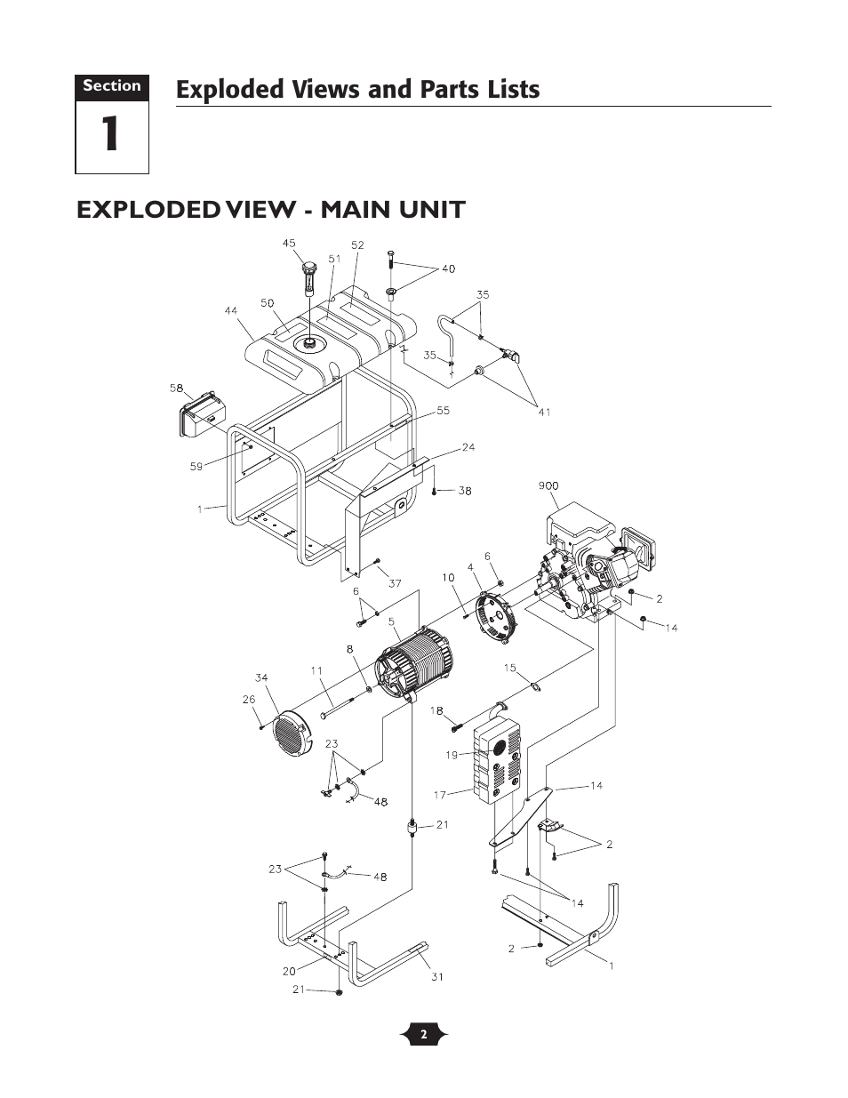 Troy-Bilt Model 01919 User Manual | Page 2 / 6