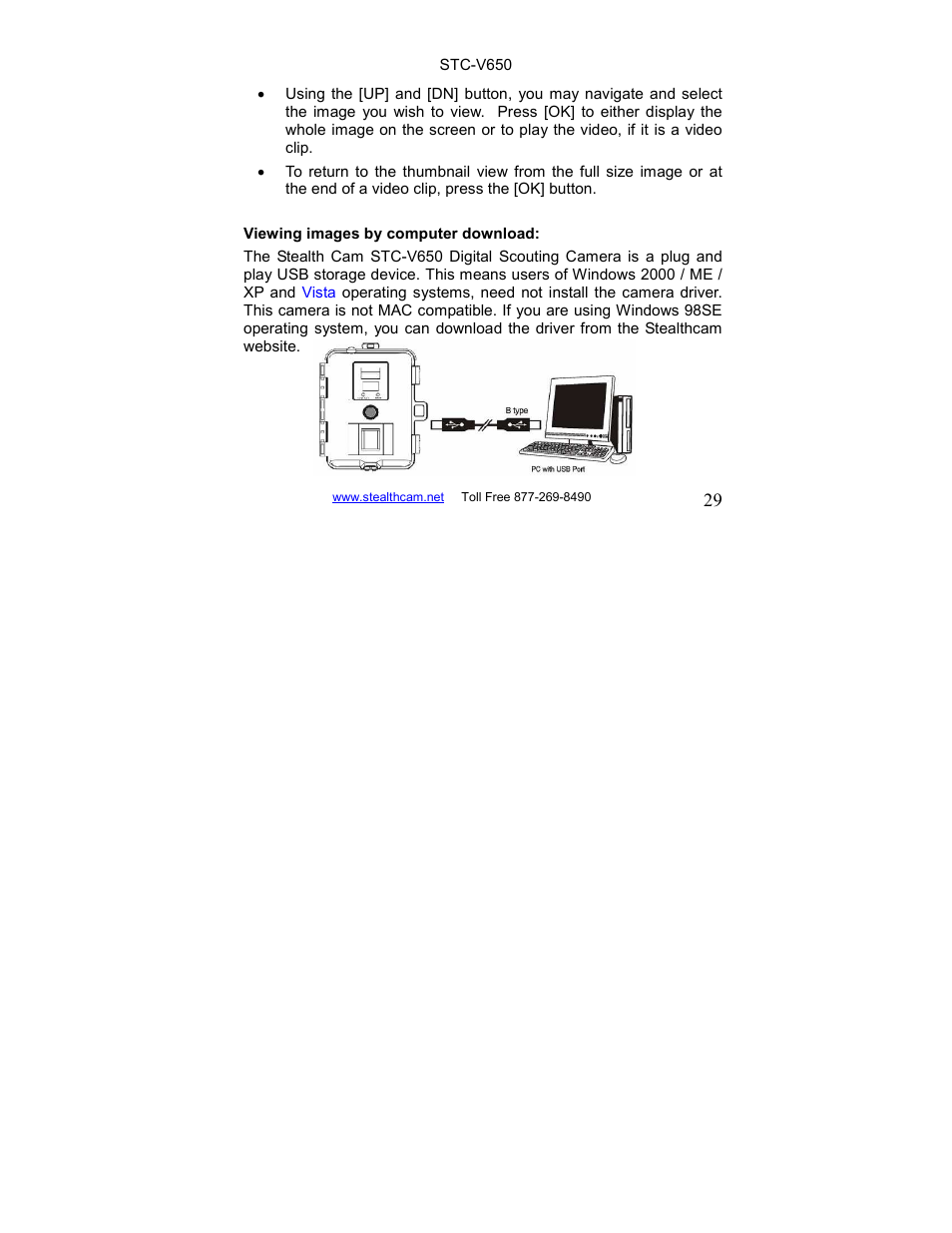 Stealth Cam STC-V650MTR Sniper User Manual | Page 29 / 40