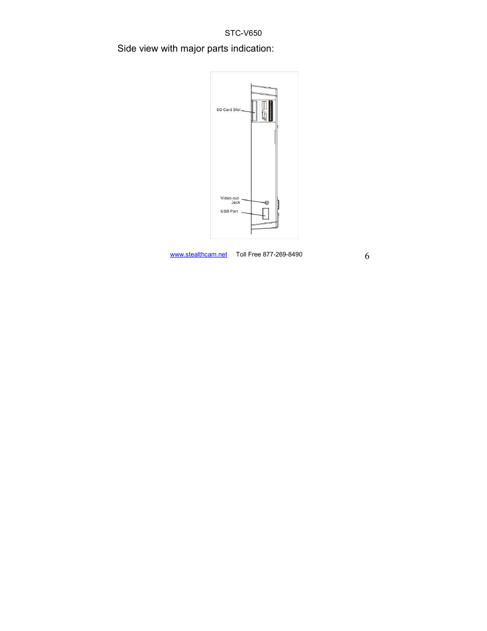 Stealth Cam STC-V650MTR Sniper User Manual | Page 6 / 40