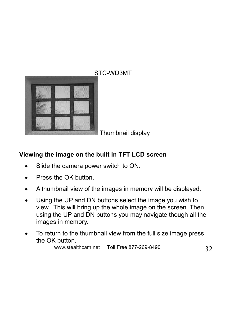 Stealth Cam STC-WD3MT V330MT User Manual | Page 32 / 47