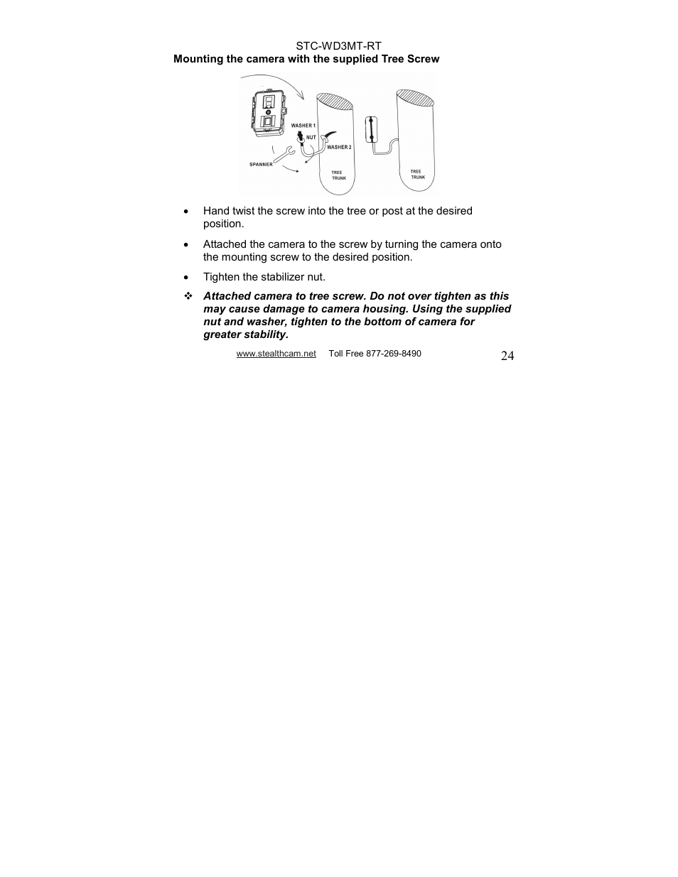 Stealth Cam STC-WD3MT-RT V330MTR User Manual | Page 24 / 47