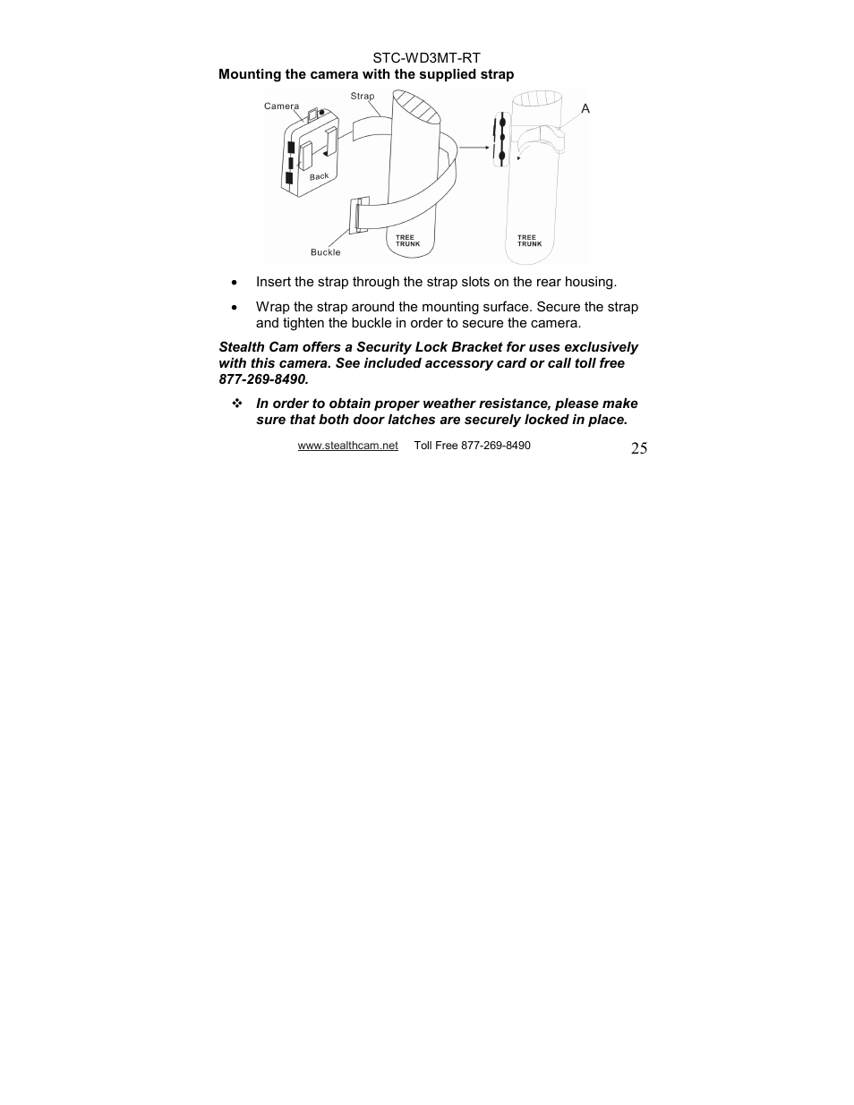 Stealth Cam STC-WD3MT-RT V330MTR User Manual | Page 25 / 47
