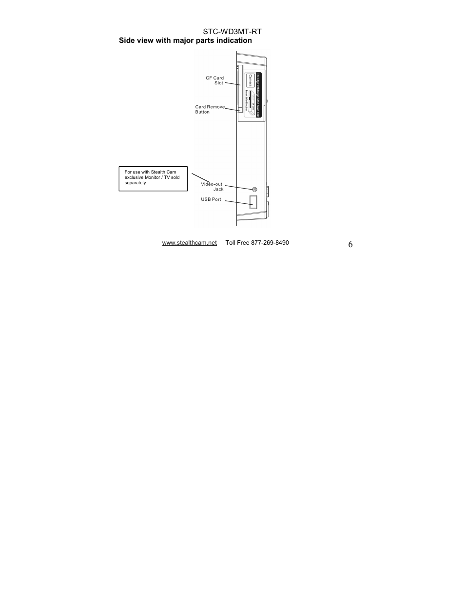 Stealth Cam STC-WD3MT-RT V330MTR User Manual | Page 6 / 47