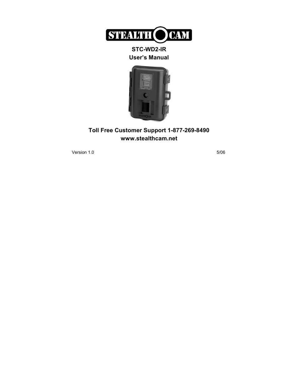 Stealth Cam STC-WD2IR I230IR User Manual | 41 pages