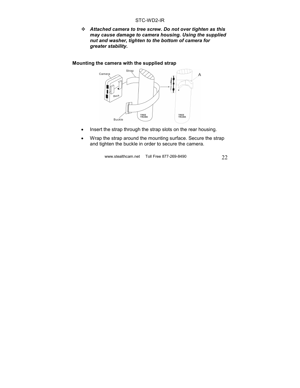 Stealth Cam STC-WD2IR I230IR User Manual | Page 22 / 41