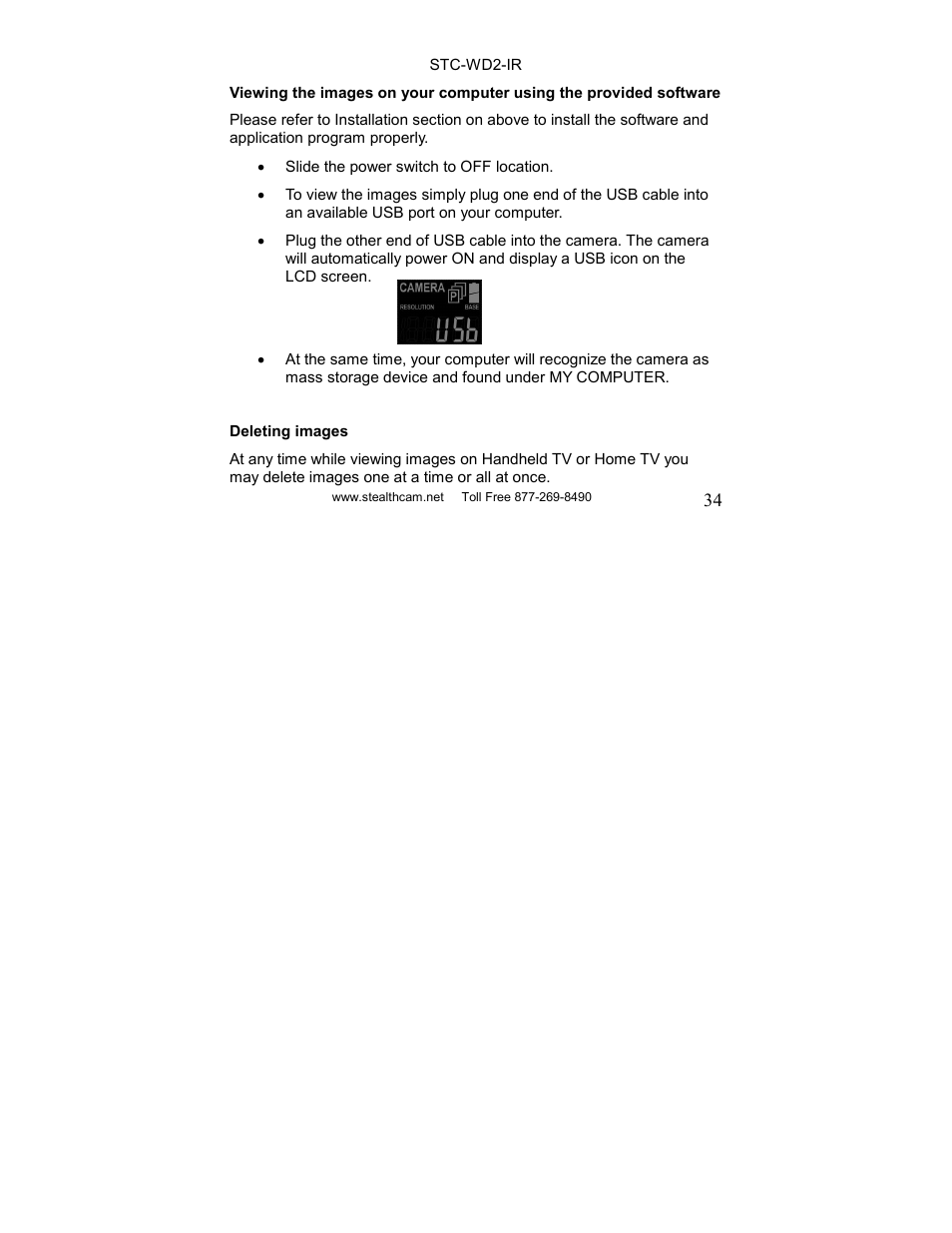 Stealth Cam STC-WD2IR I230IR User Manual | Page 34 / 41