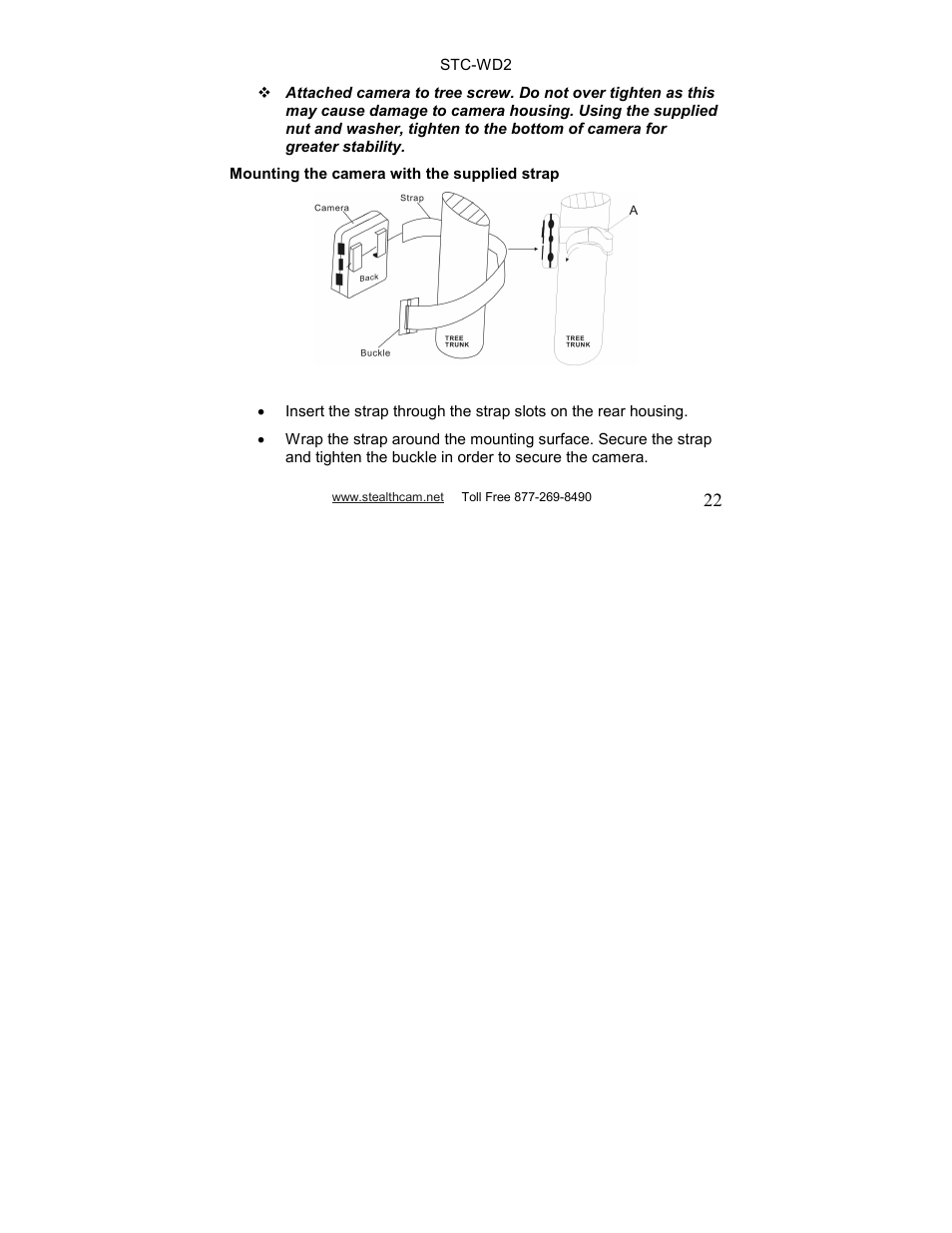 Stealth Cam STC-WD2 I230 User Manual | Page 22 / 40