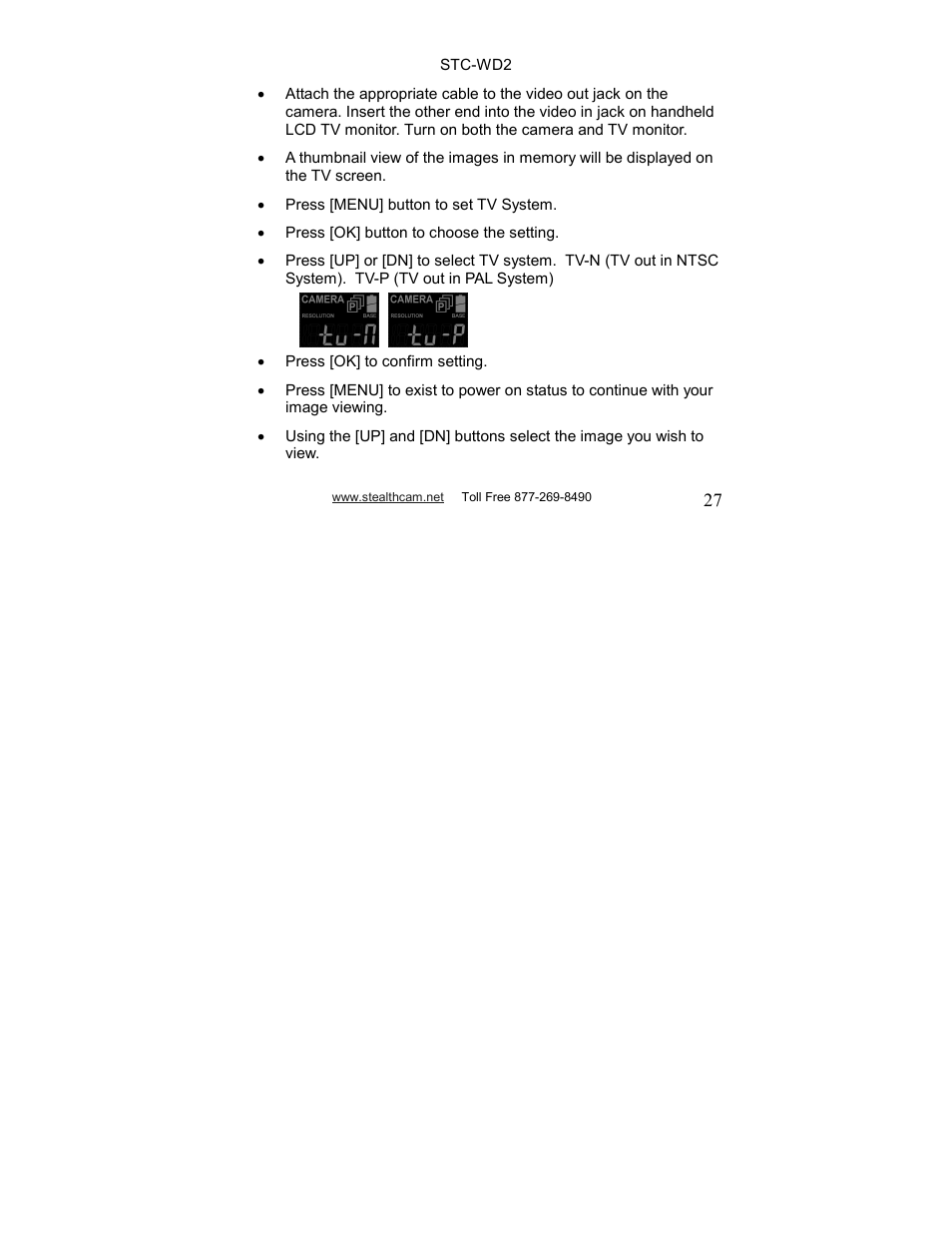 Stealth Cam STC-WD2 I230 User Manual | Page 27 / 40