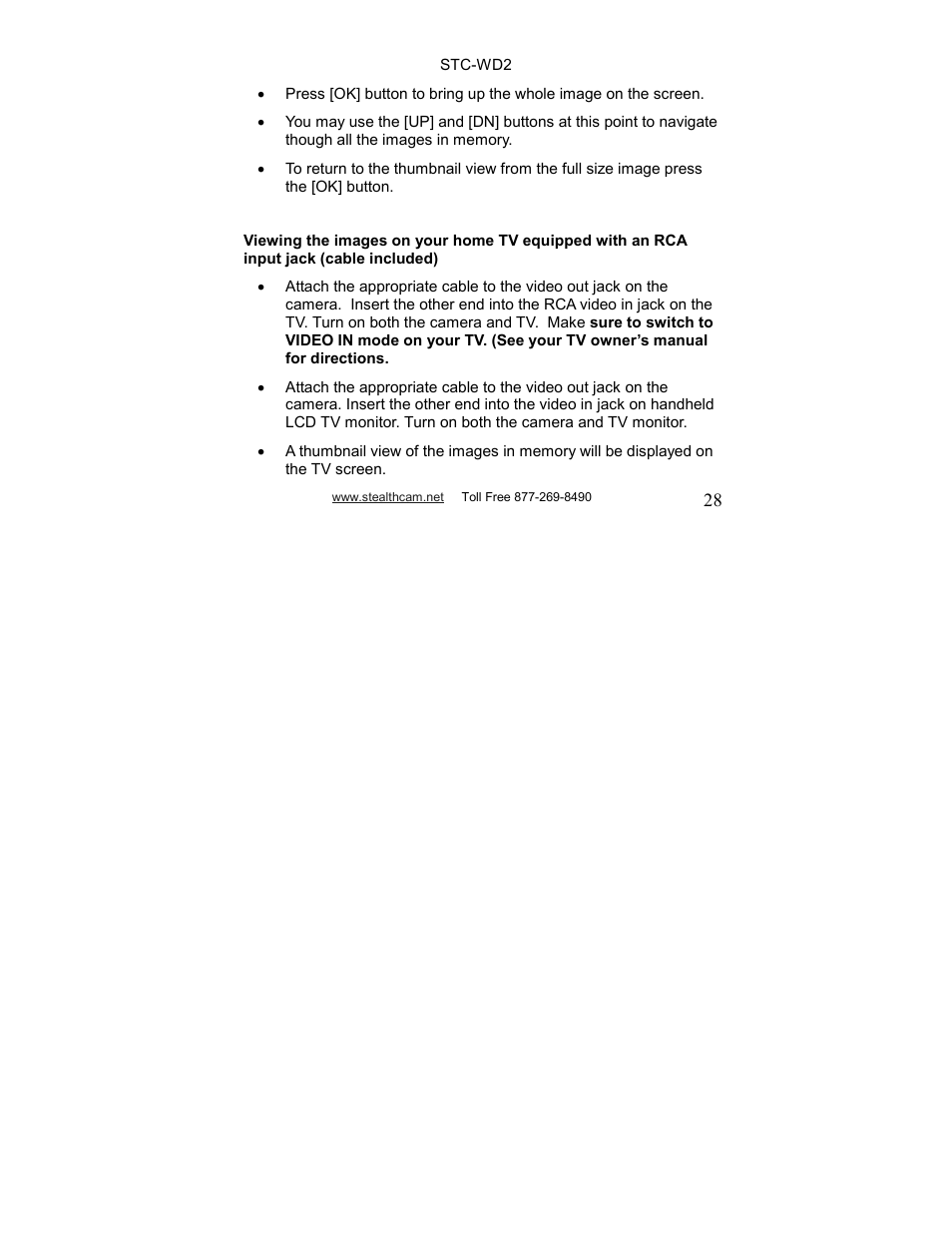 Stealth Cam STC-WD2 I230 User Manual | Page 28 / 40