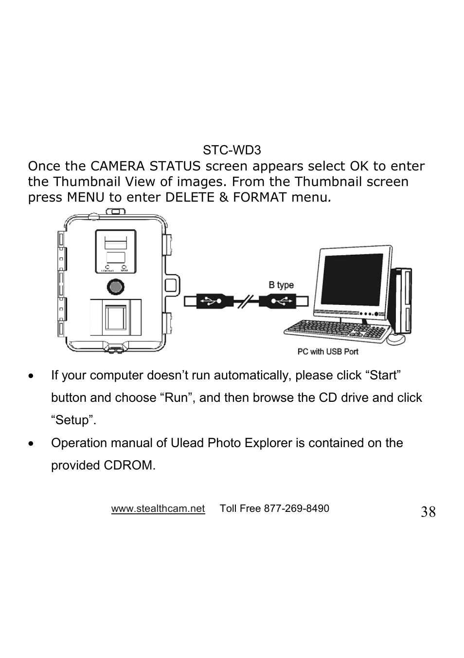 Stealth Cam STC-WD3 I330 User Manual | Page 38 / 47