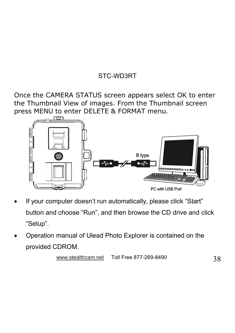 Stealth Cam STC-WD3RT I330RT User Manual | Page 38 / 47