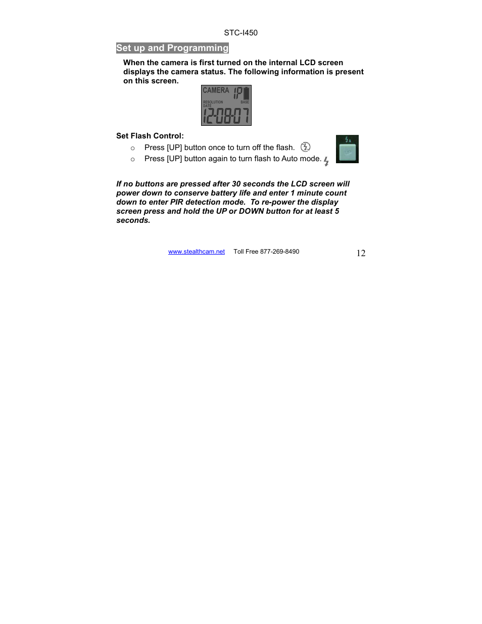 Stealth Cam STC-I450 User Manual | Page 12 / 40