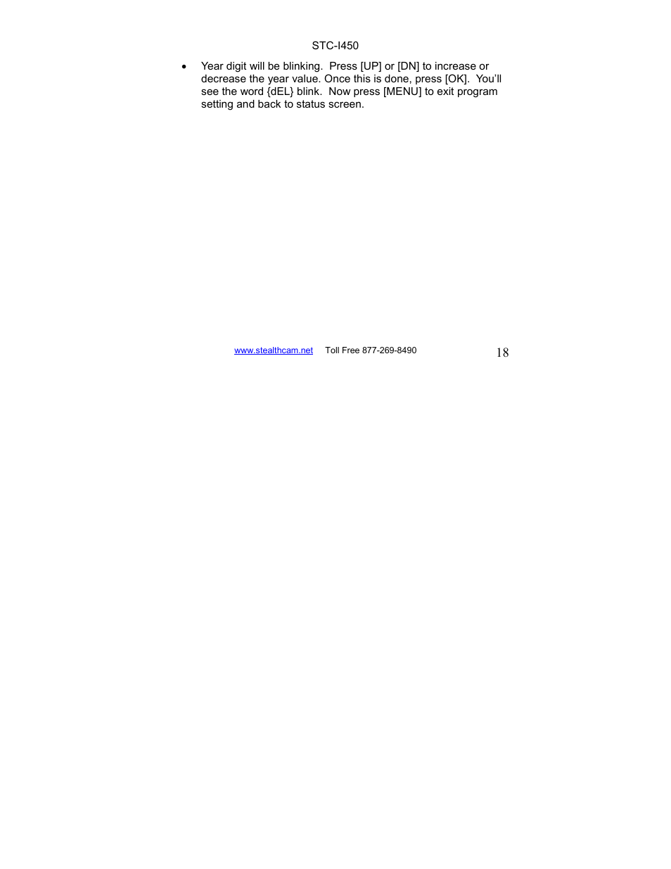 Stealth Cam STC-I450 User Manual | Page 18 / 40