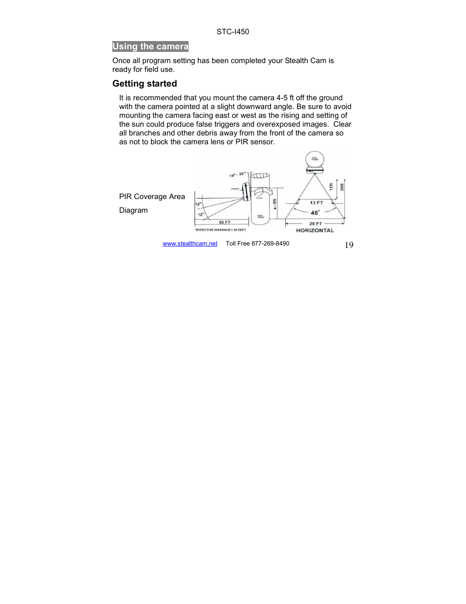 Stealth Cam STC-I450 User Manual | Page 19 / 40