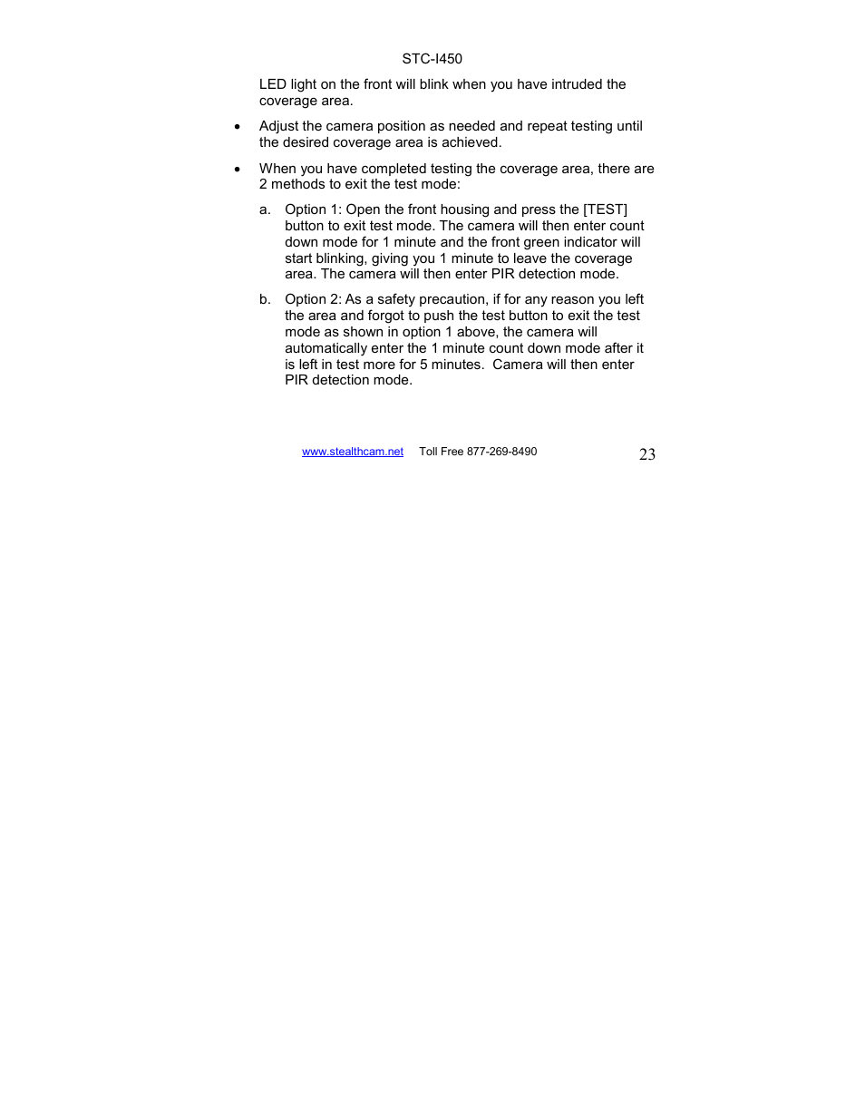 Stealth Cam STC-I450 User Manual | Page 23 / 40