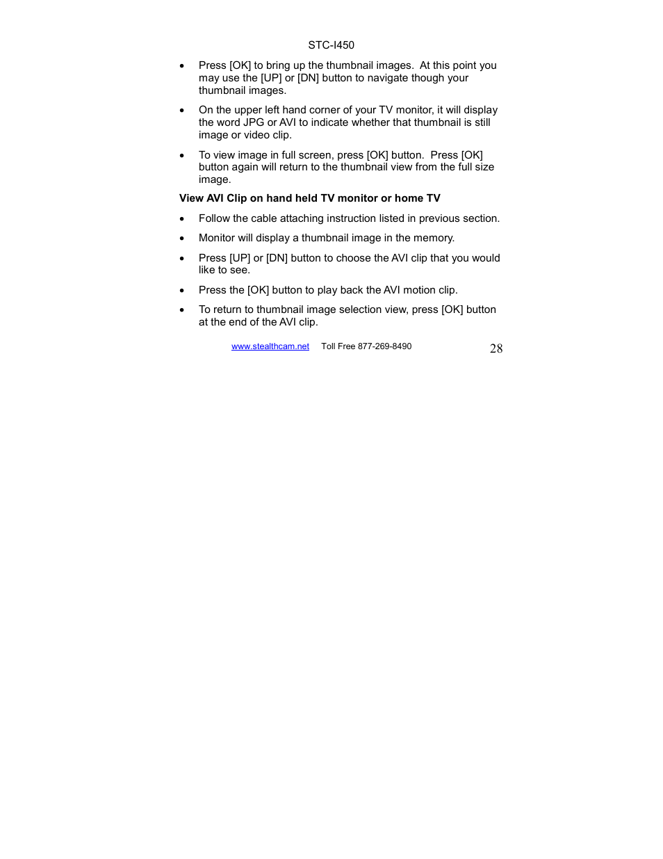 Stealth Cam STC-I450 User Manual | Page 28 / 40