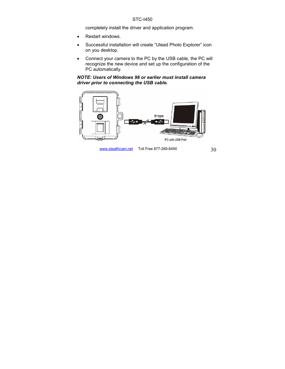 Stealth Cam STC-I450 User Manual | Page 30 / 40
