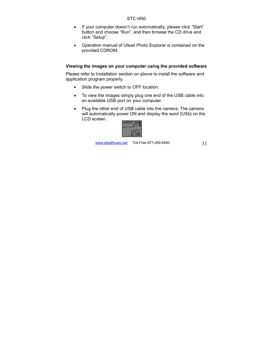 Stealth Cam STC-I450 User Manual | Page 31 / 40